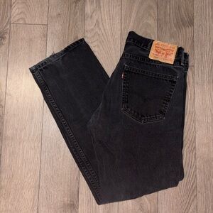 Levi's 505 Jeans Men's Dark Charcoal Straight Jeans